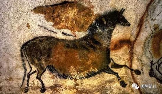 法国拉斯科洞中的马，下图名为“中国马”
